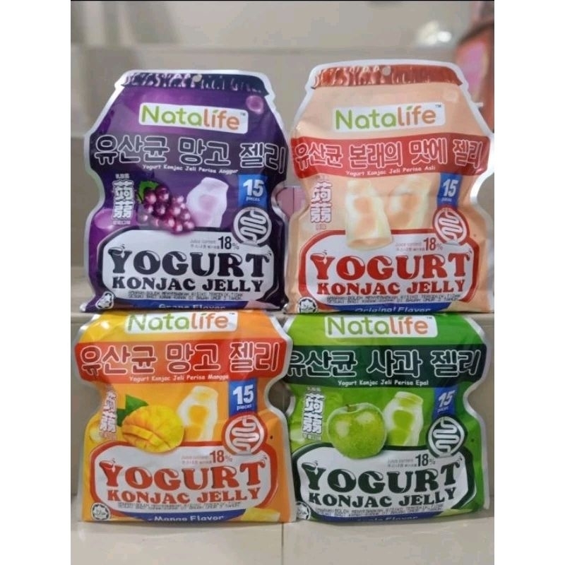 

Natalife Yogurt Konjac Jelly 300gr halal import Malaysia