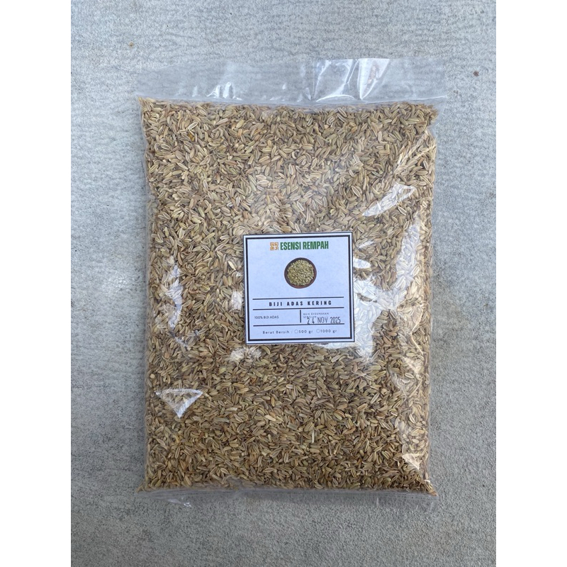

Biji Adas / Adas Manis / Fennel Seeds 500 gr