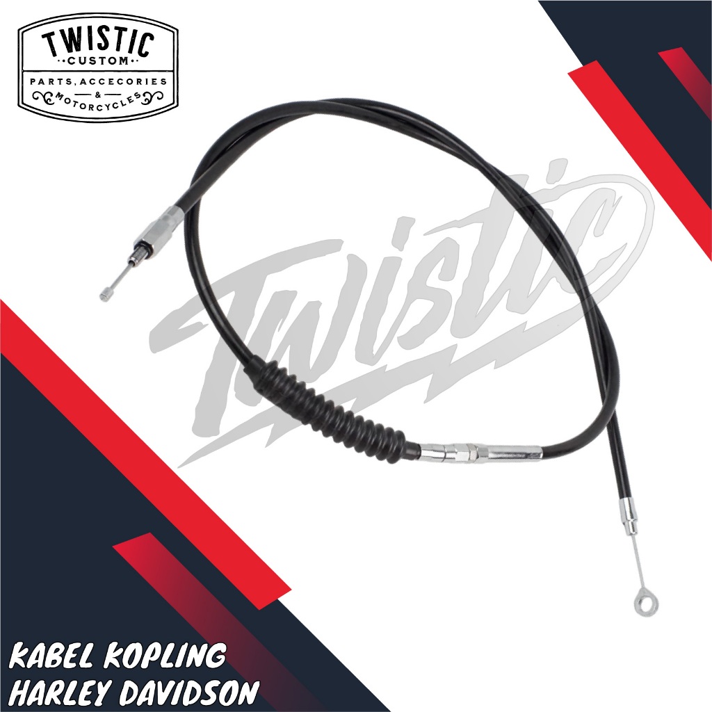Kabel Kopling Panjang Clutch Cable Stang Ape Bar Motor Harley Davidson