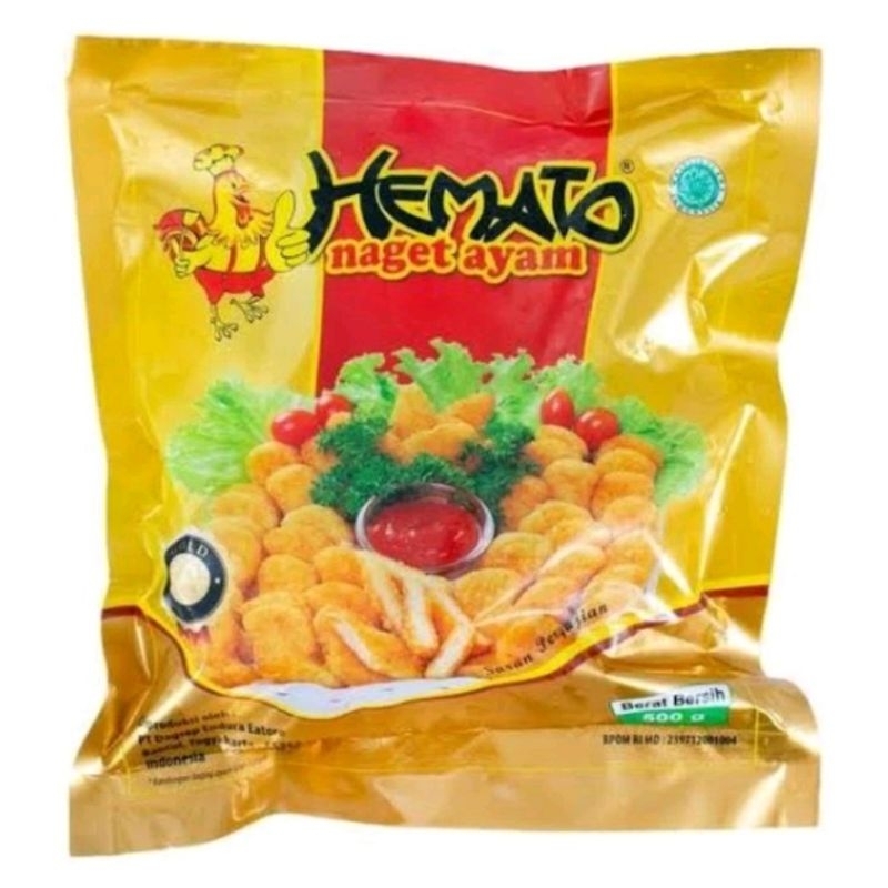 

HEMATO Naget Ayam Reguler Gold 500 gr