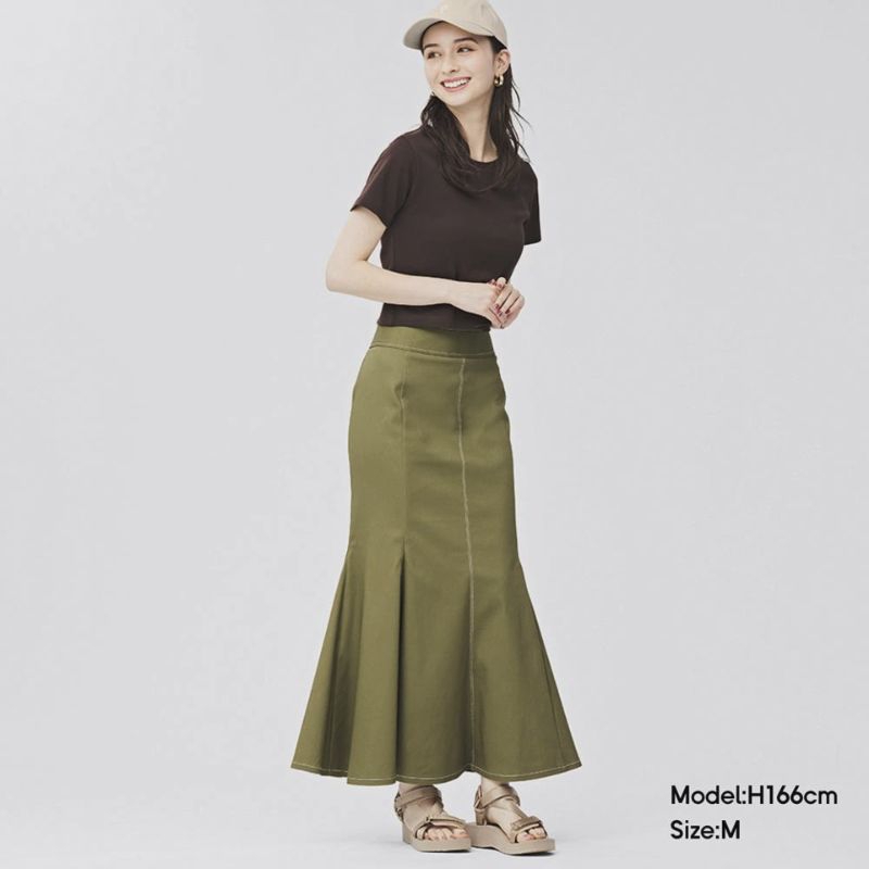 GU DUYUNG CARGO SKIRT IN ARMY