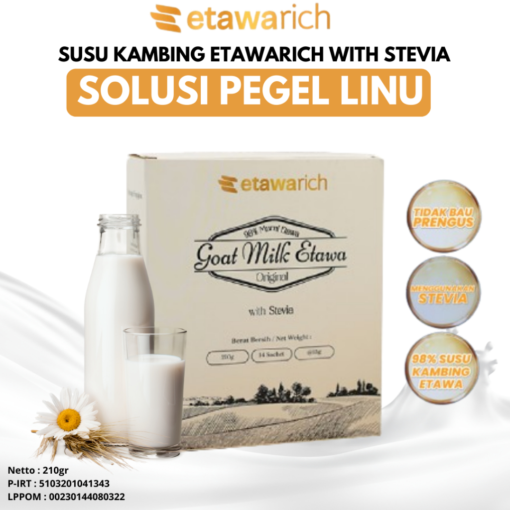 

Solusi Untuk Pegel Linu Etawarich Susu Kambing Etawa 100% Asli
