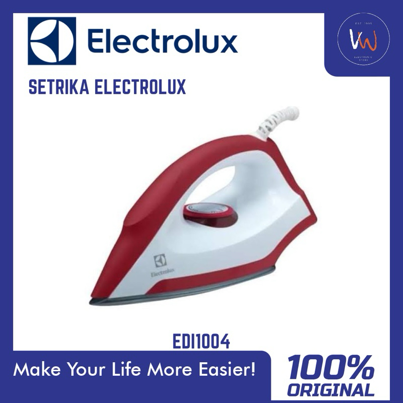 Setrika Baju Electrolux EDI1004 / Setrika Kering / Pelicin Pakaian