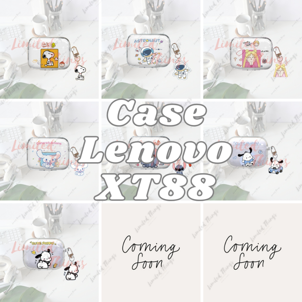 PREMIUM Case Lenovo XT88 Case Character Bluetooth Wireless Transparan Gambar