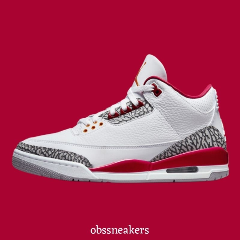 Jordan3 retro cardinal red