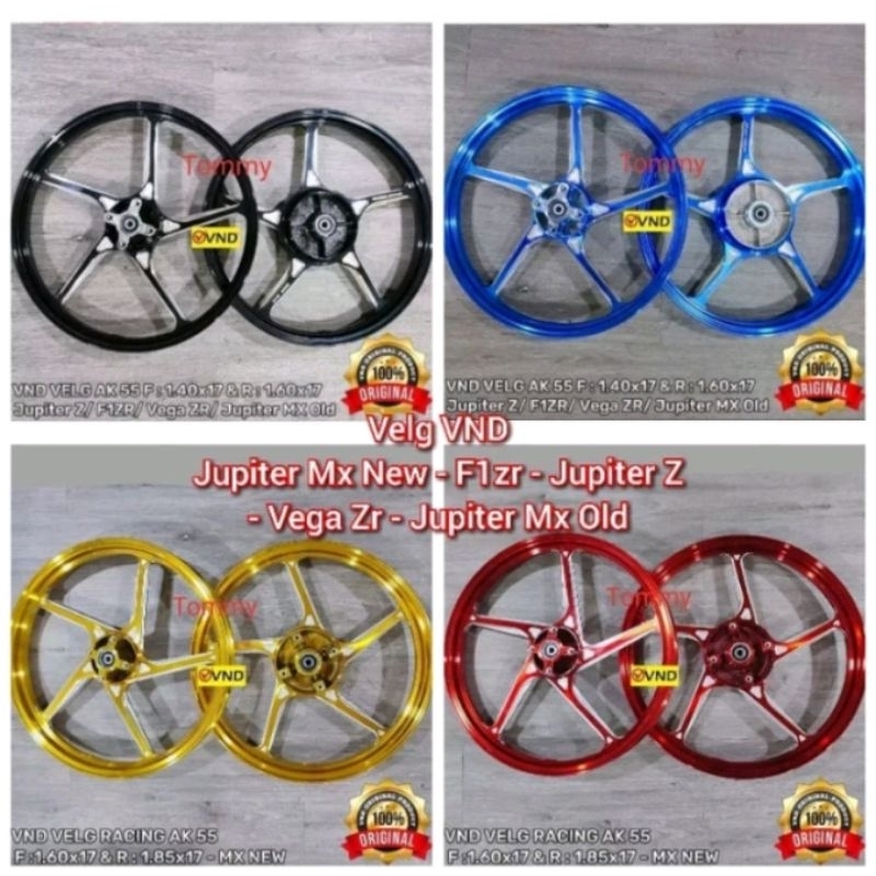 Velg VND Jupiter Mx New Old Jupiter Z Vega ZR F1ZR VND AK 55 palang 5
