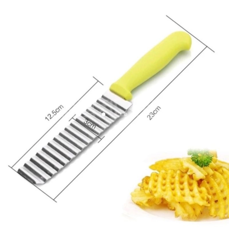 PISAU KENTANG/ PEMOTONG KENTANG/ PISAU GERIGI/ PEMOTONG KENTANG