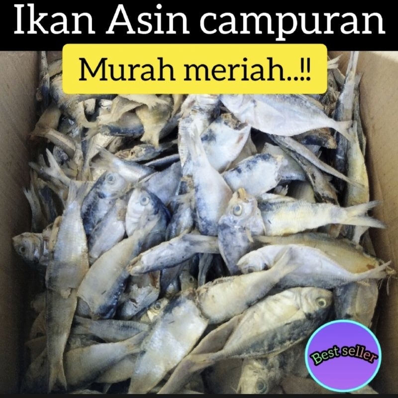 

Ikan Asin campuran 1 kg / Ikan Asin Murah Enak Dan Gurih