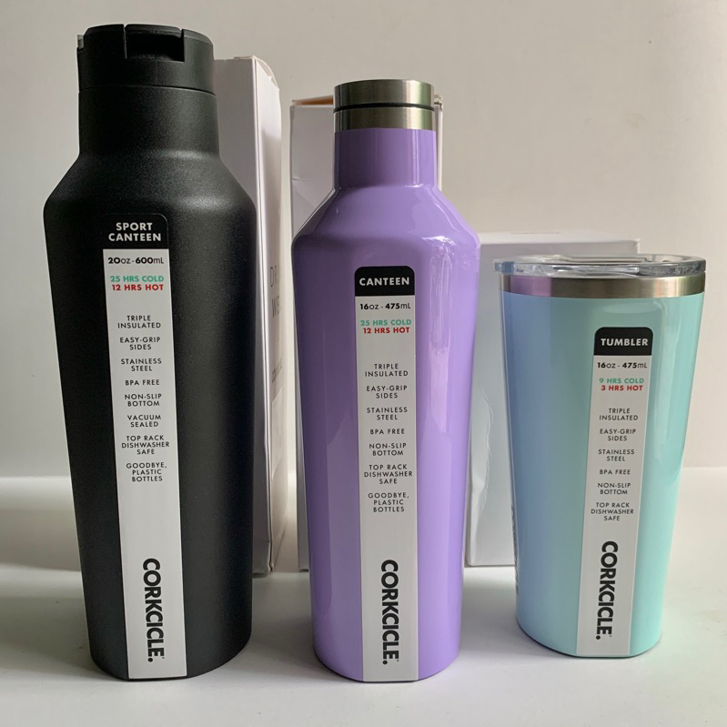 CORKCICLE canteen sport - matte black official