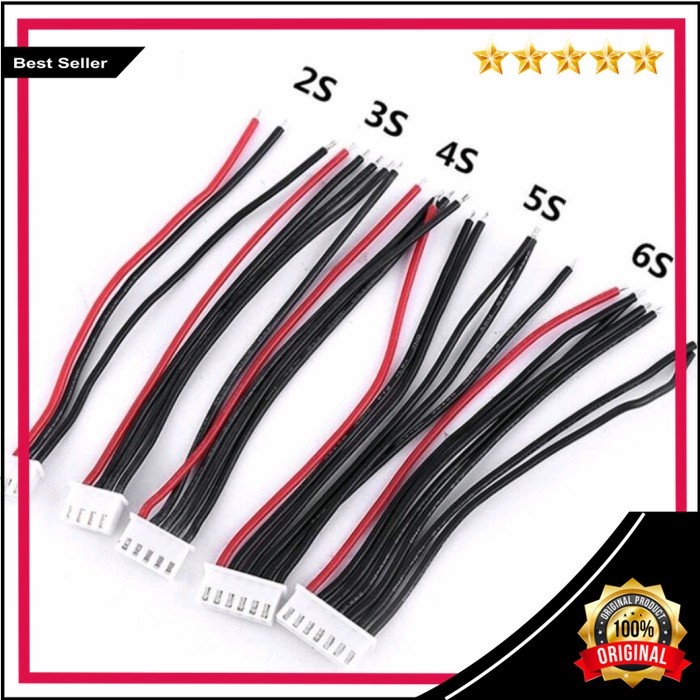 Kabel Balance Charger 2S 3S 4S Lipo baterai