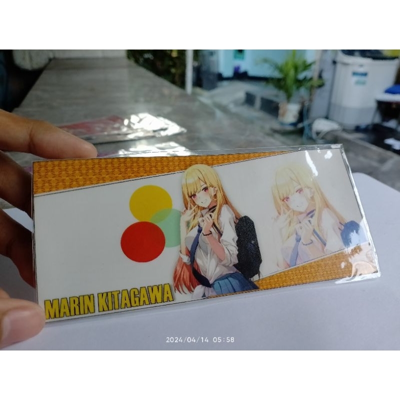 

Stiker strip medium anime Marin Kitagawa stiker vinyl laminasi tahan air