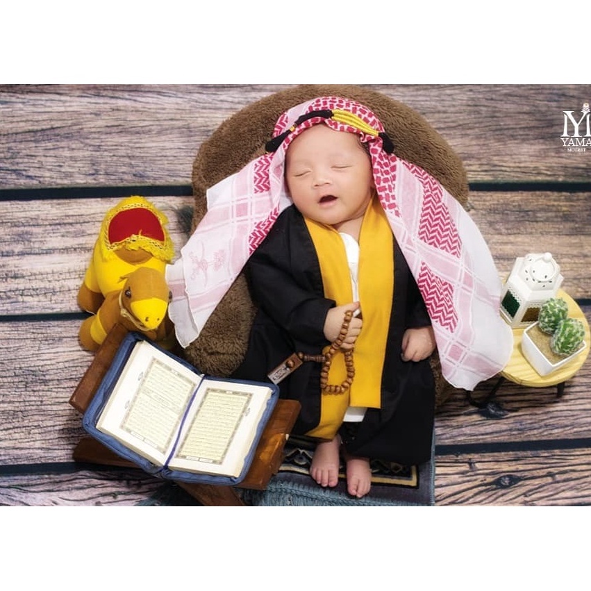 Paling Dicari  IGAL JUBAH ASYKAR BISHT RAJA SALMAN GAMIS ARAB KOKO IQAL IKAT SORBAN BAYI ANAK FOTO B