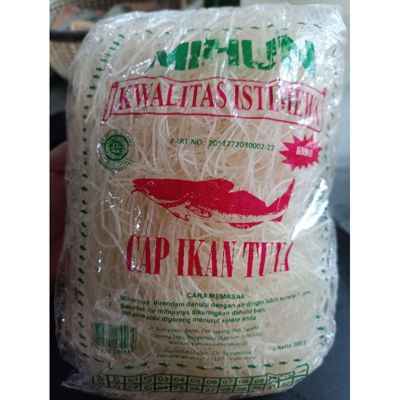 

mihun cap ikan tuna 300gr