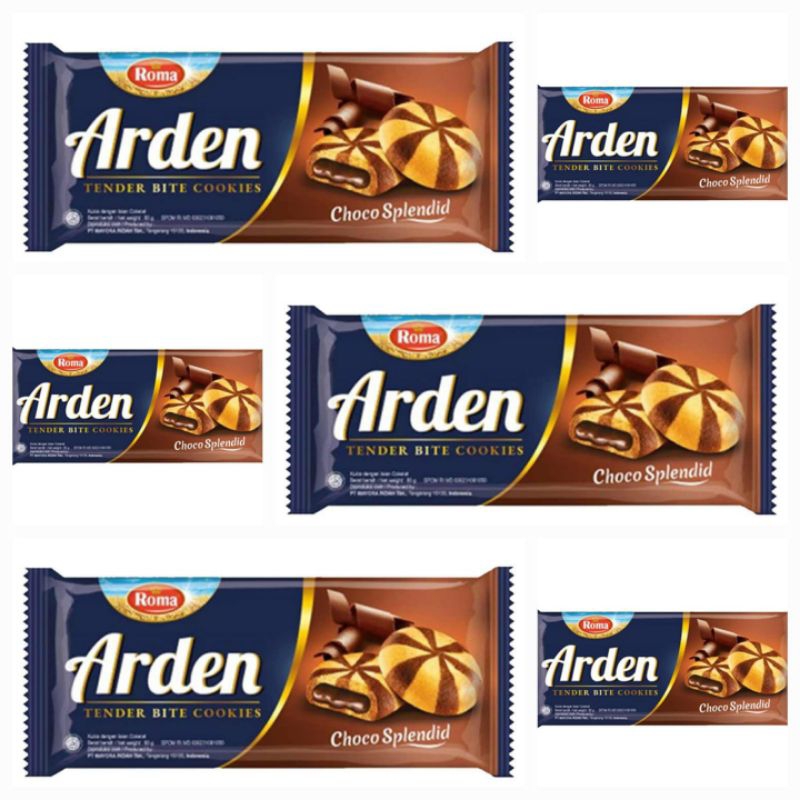 

Roma Arden Biskuit Kukis Krim Cokelat / Tender Bite Cookies Choco Splendid 80 Gr