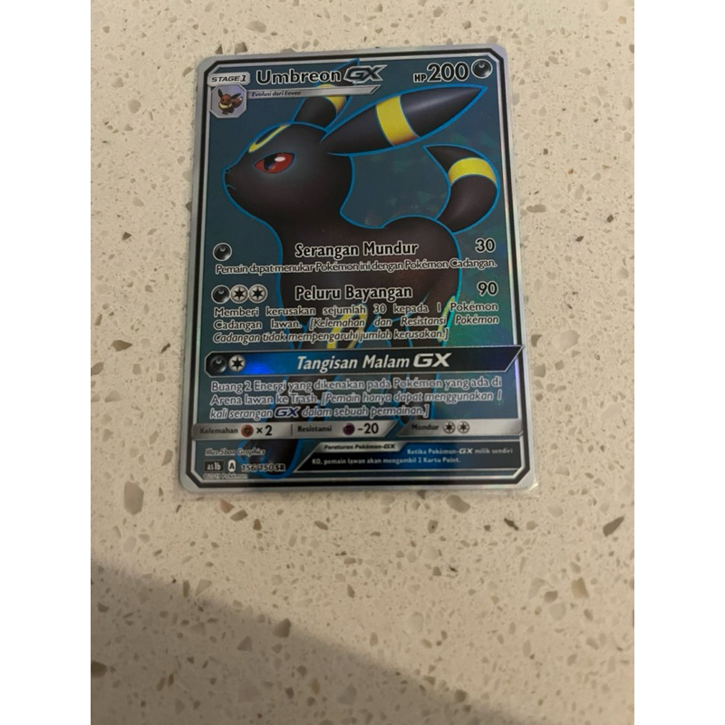 Umbreon Gx SR Pokemon Tcg Indonesia