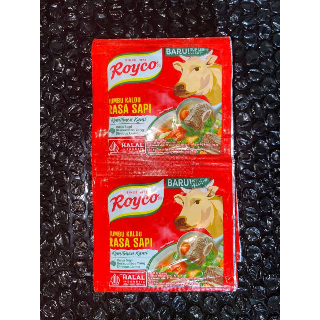 

Royco kaldu Sapi / Ayam renceng isi 12 / royco bumbu penyedap