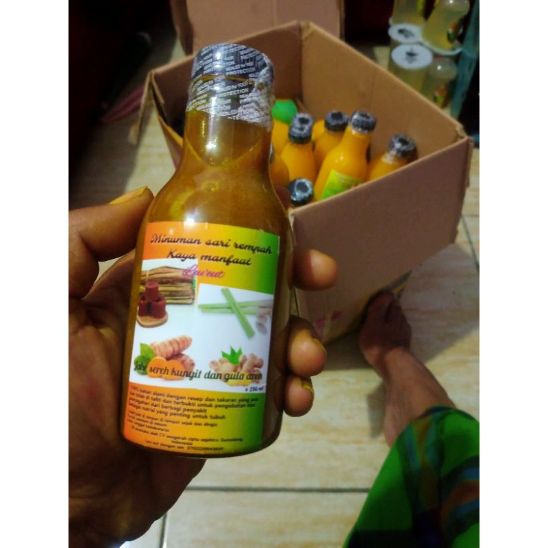 

Jahe sereh kunyit dan gula aren