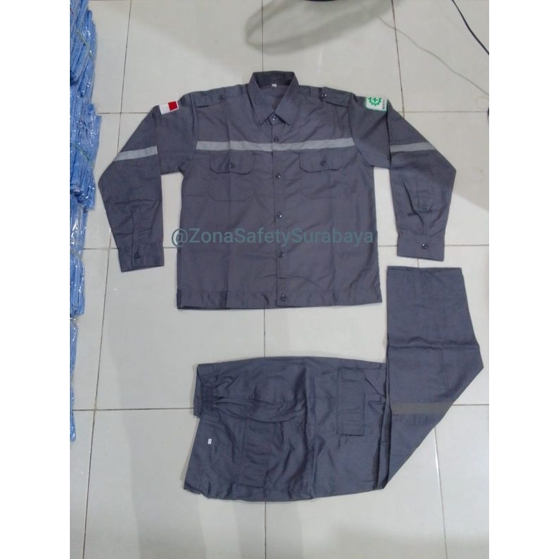 Setelan Wearpack Safety Seragam Kerja Safety Atasan Dan Bawahan