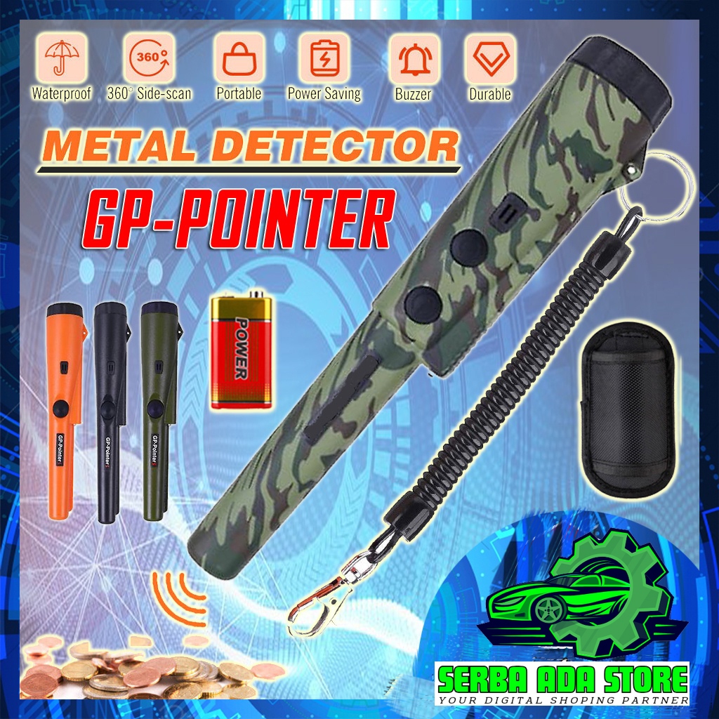 GP Pointer S Metal Detektor / Alat Deteksi Logam Metal Emas Perak BUKAN GARRET PRO POINTER (SUDAH TERMASUK BATERAI)