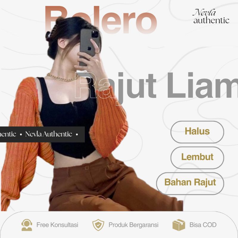 Bolero Cardigan Crop Kardigan Panjang Wanita Rajut Cardi Korea Crop Long Cardigan Korean Style Outer