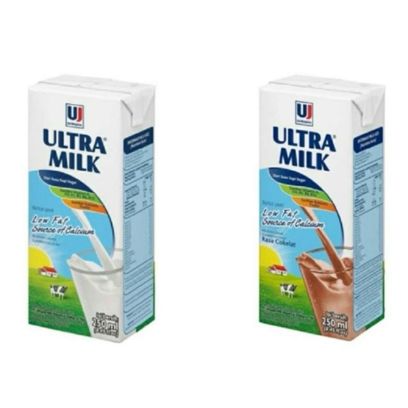 

susu ultramilk lowfat source of calcium 250ml