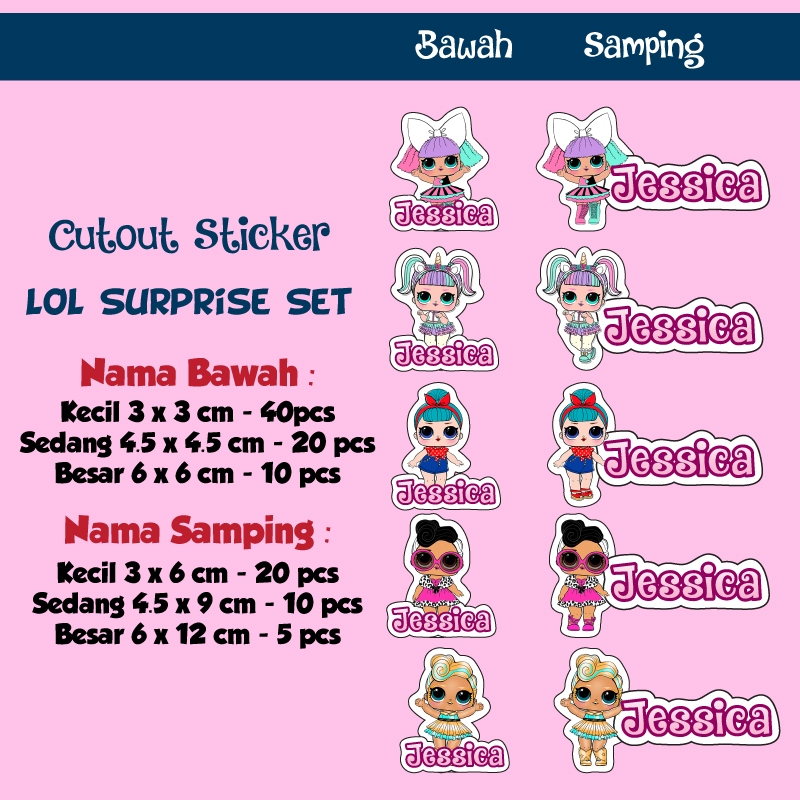 

sticker nama cutout lol