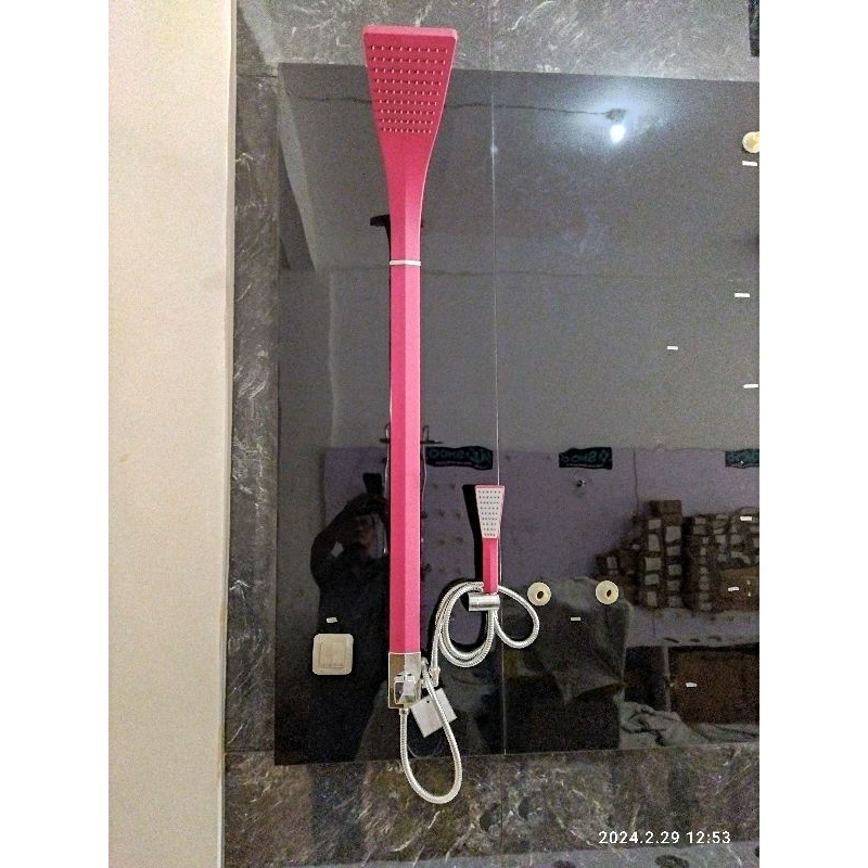 Rain shower coloumn set wasser  RSS 1680 red /shower set wasser
