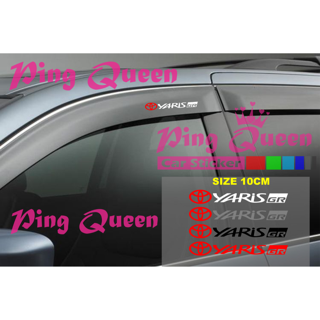 STICKER WIPER TALANG AIR MOBIL YARIS GR STICKER WIPER TALANG AIR MOBIL TOYOTA YARIS GR
