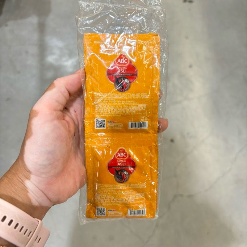 

ABC Sambal Asli Sachet Lebar 20gr [ 10 sachet ]