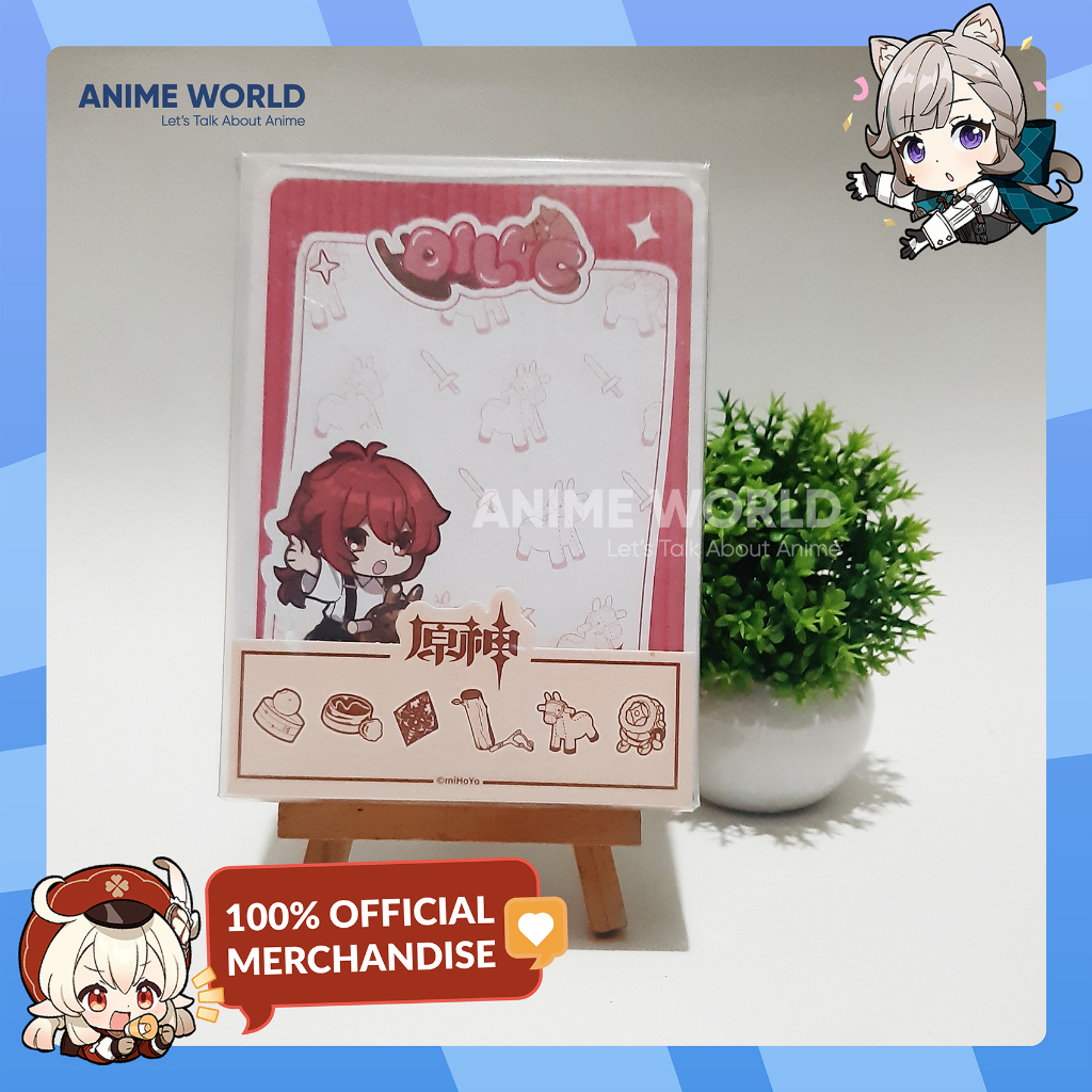 

Childhood Dreams Chibi Series: Memopad - Memo Pad Tema Ningguang Ganyu Diluc Tartaglia Childe Noelle Kaeya Childhood Dreams Genshin Impact Official Merchandise