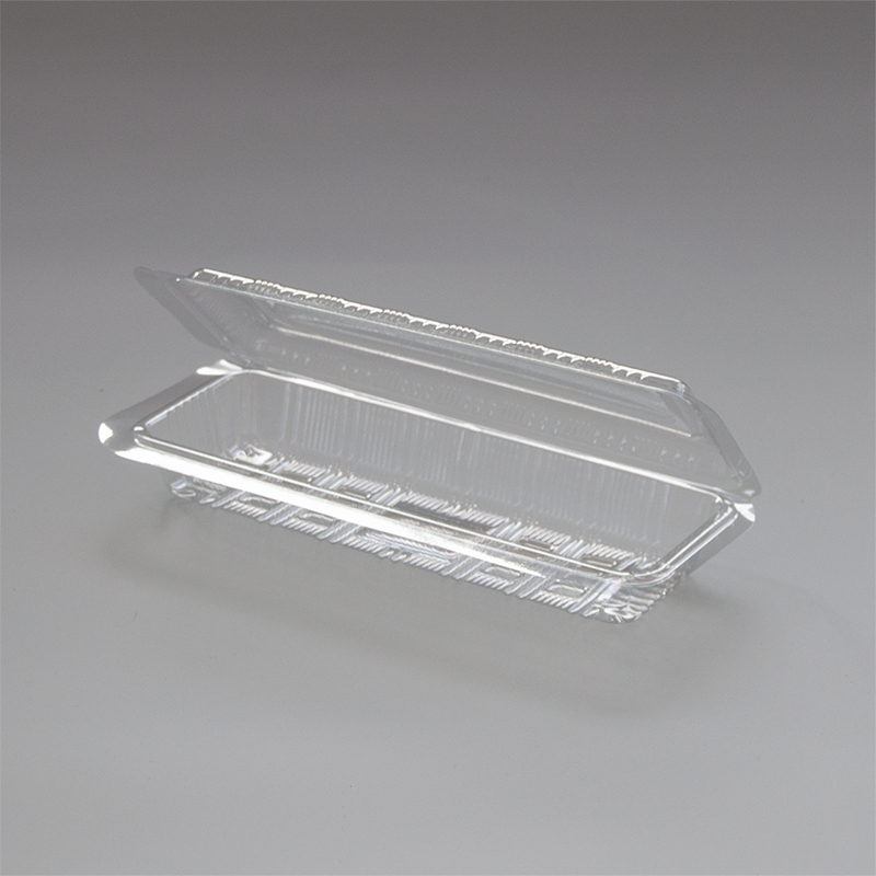 plastik kemasan makanan mika clamshell sosis hot dog besar  isi 50 per pack