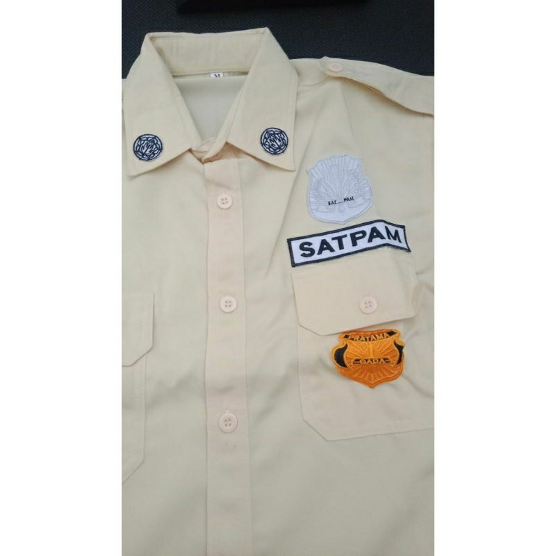 ongkos pasang atribut bordir satpam