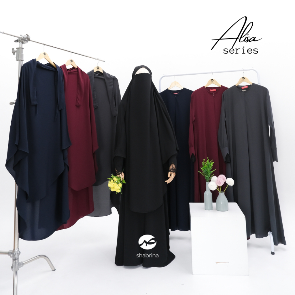 SHABRINA - Gamis Syar'i Gamis Muslimah Dress Muslimah Gamis Alisa Series Bahan New Fortaleza Premium