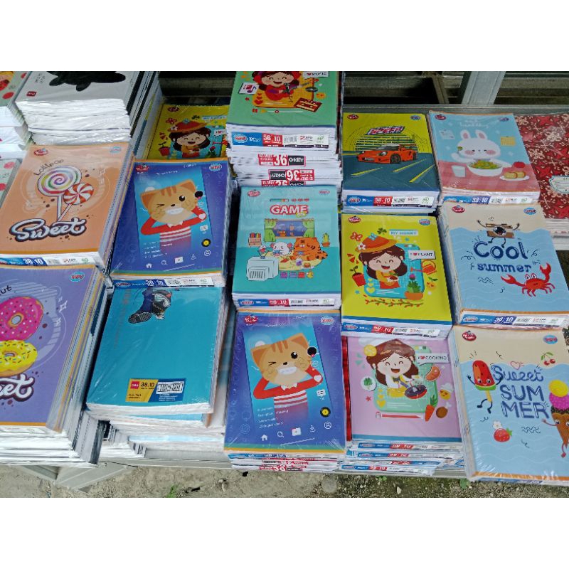

SIDU Buku Tulis 58 Lembar (1 Pack/ 10 Buku)