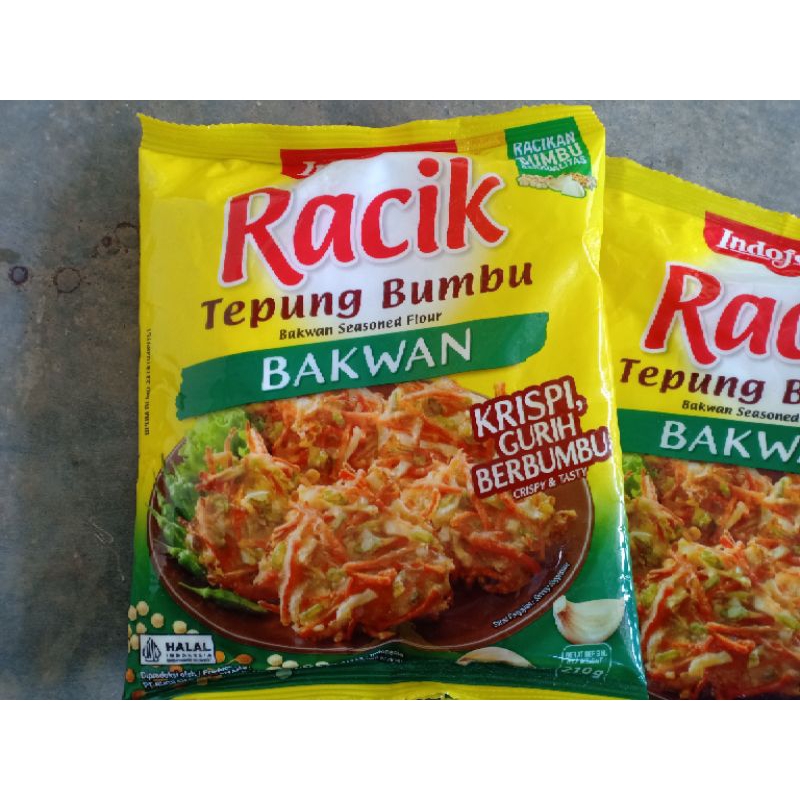 

Racik Tepung Bumbu Bakwan berat bersih 210g