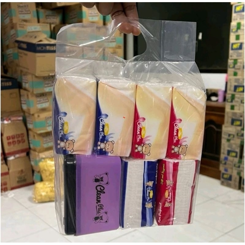 Tissue pop up clean plus 130 sheet Tisu Set