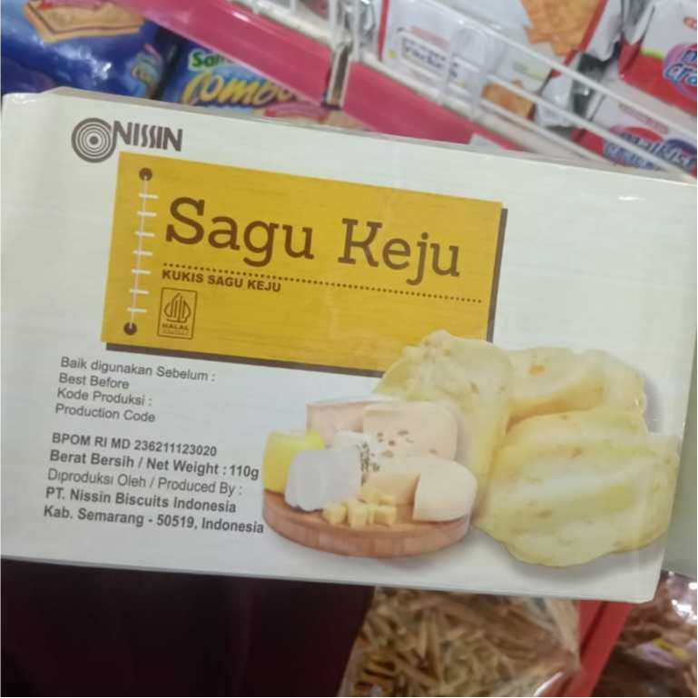 

NISSIN SAGU KEJU | KUKIS SAGU KEJU 110G