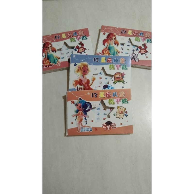 Stiker Kuku Anak Perempuan Lucu / Nail Art Nail Sticker Anak Cewe Lucu