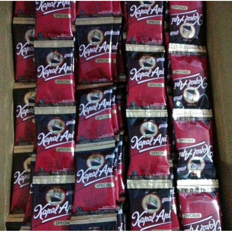 

Kapal Api Special 1 Renteng Isi 10pcs @6g Kopi Bubuk Serbuk Hitam Kecil Mini Sachet Instant Halal Paduan Arabika dan Robusta Enak Murni Original