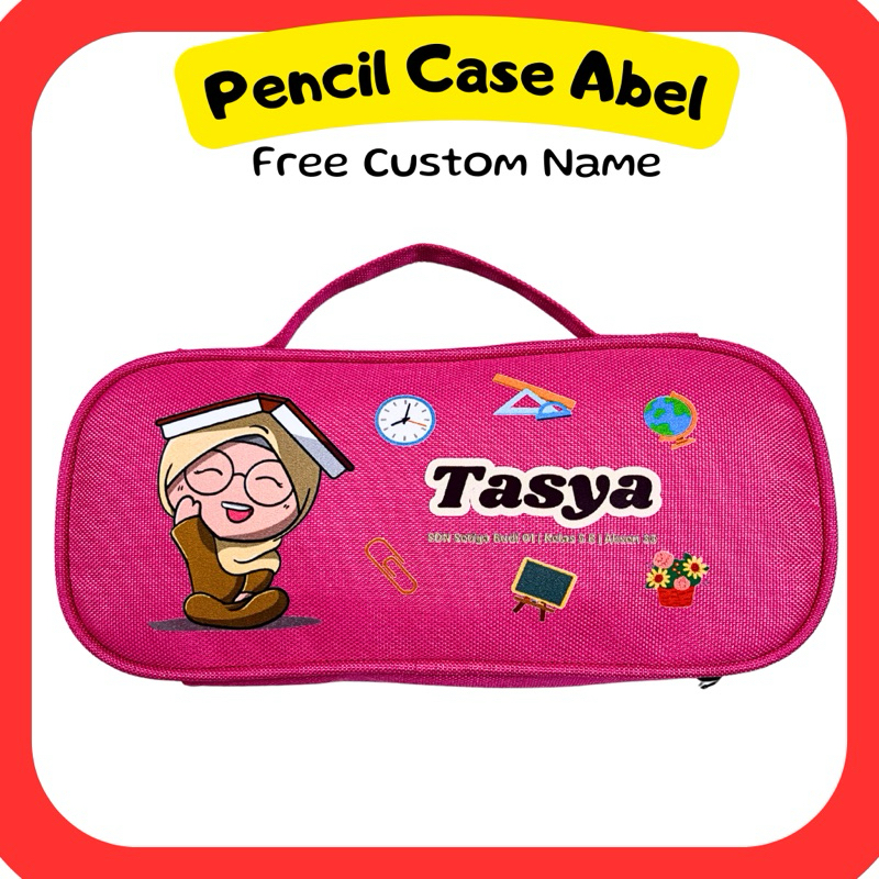 

Tempat Pensil Custom Nama (FREE) Pouch Abel