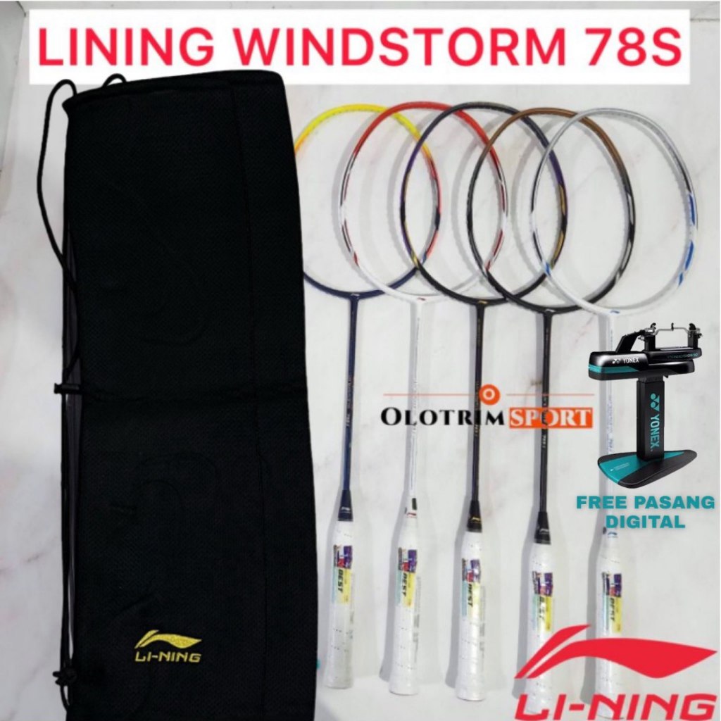 Raket Badminton LINING WINDSTORM 78S 78 S Original