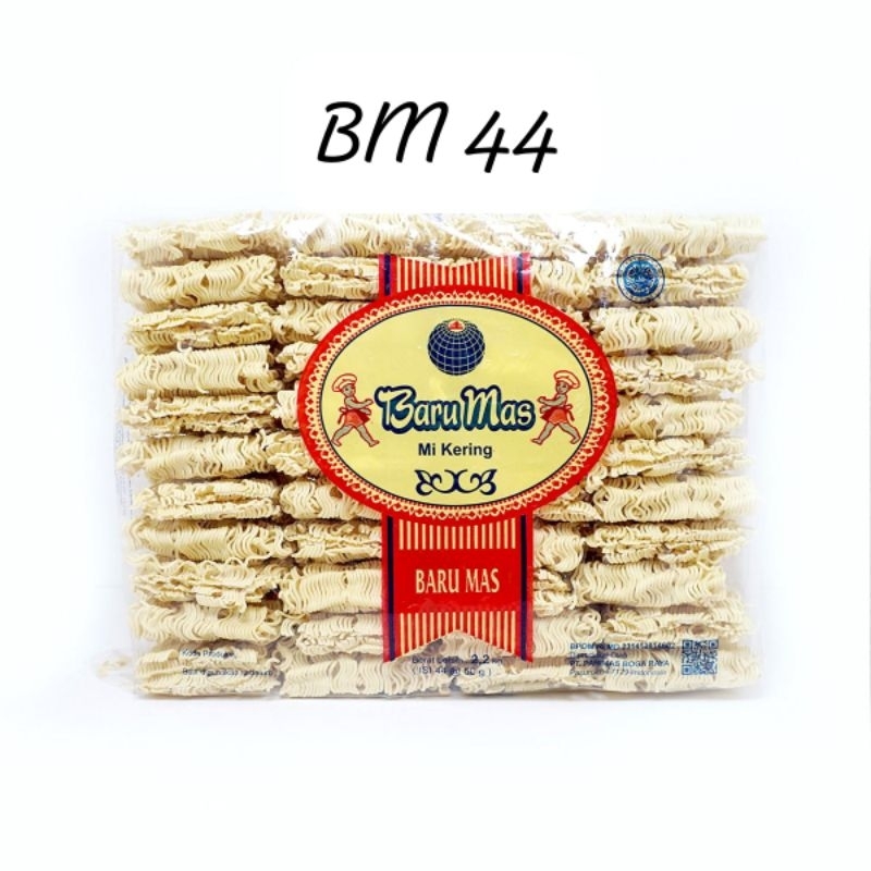 

Mie Kering Baru Mas Isi 44 Keping 2,2 Kg (BM44)