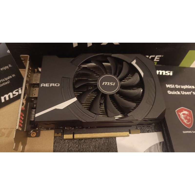 VGA MSI GTX AERO 1650 ITX OC 4 GB bukan Asus non power pin