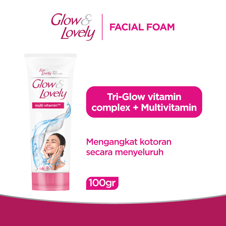 Fair & Lovely Facial Foam 100gr Sabun Cuci Muka Multivitamin Fair & Lovely