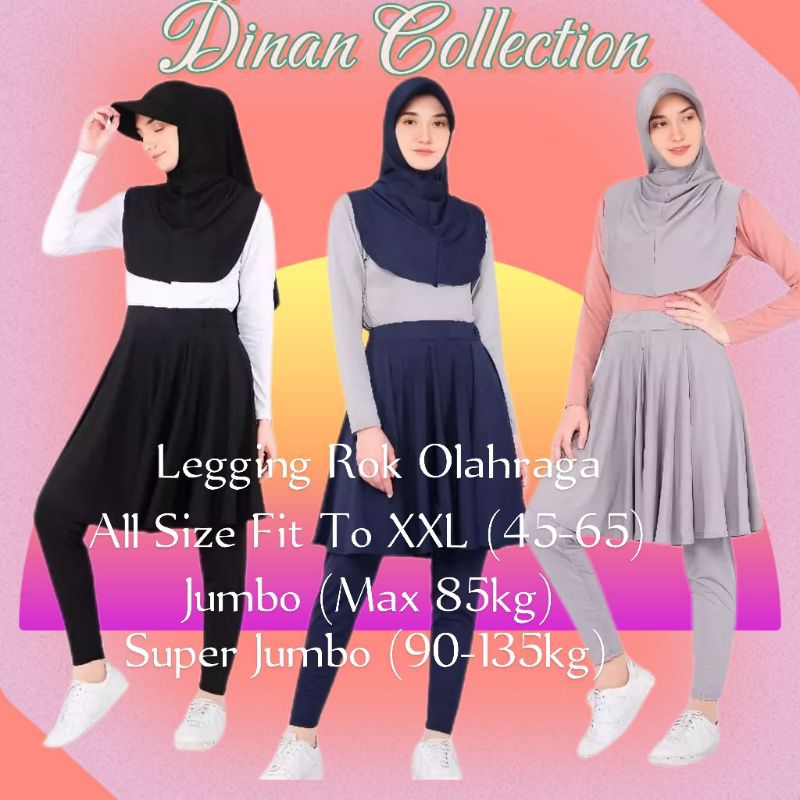 (BEST SELLER) LEGGING ROK OLAHRAGA/ROK LEGGING OLAHRAGA MUSLIMAH/LEGGING ROK JUMBO/ROK LEGGING SPORT