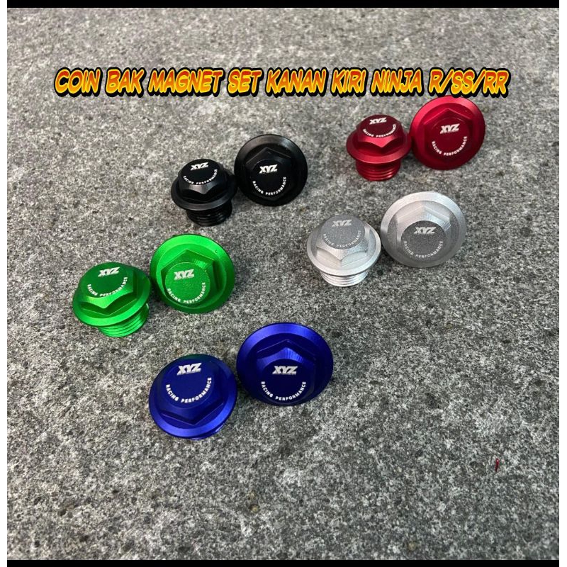Coin bak kopling set kanan kiri ninja r ninja ss ninja rr Xyz racing / Baut blok kopling set ninja r