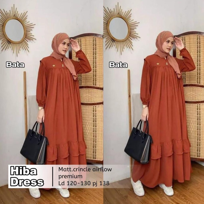 Gamis dress Hibah dres wanita