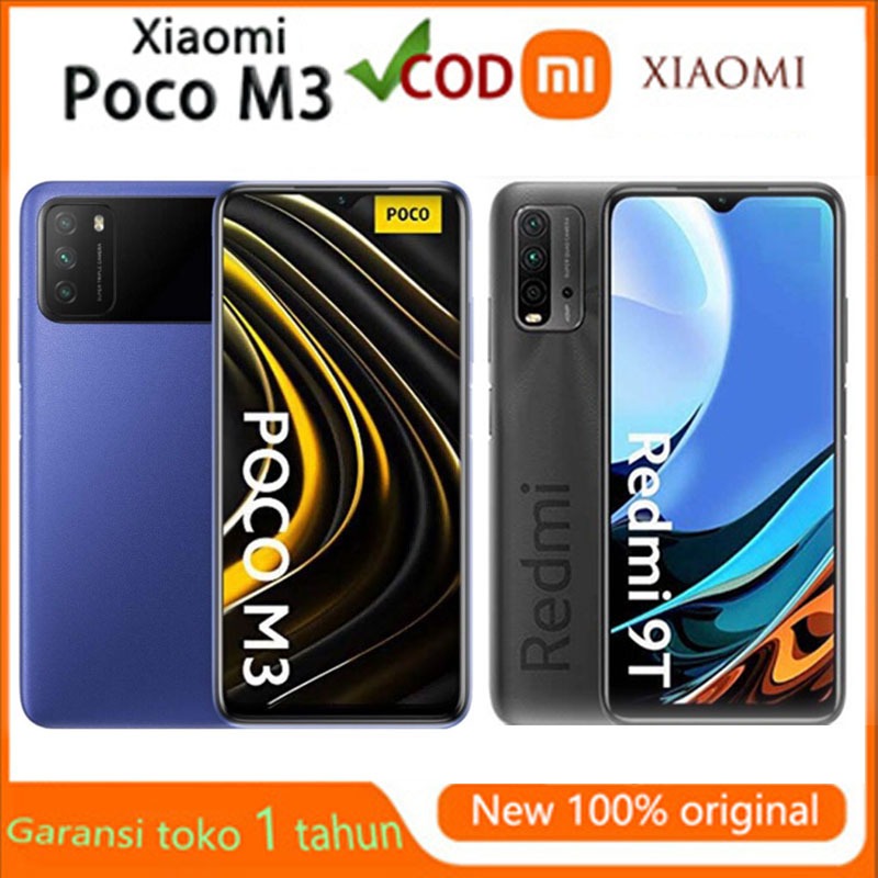 HP Xiaomi Poco M3/Redmi 9T RAM 4/128 & 6/128 Display Dot Drop FHD+ da 6.53" Batteria da 6000mAh redm
