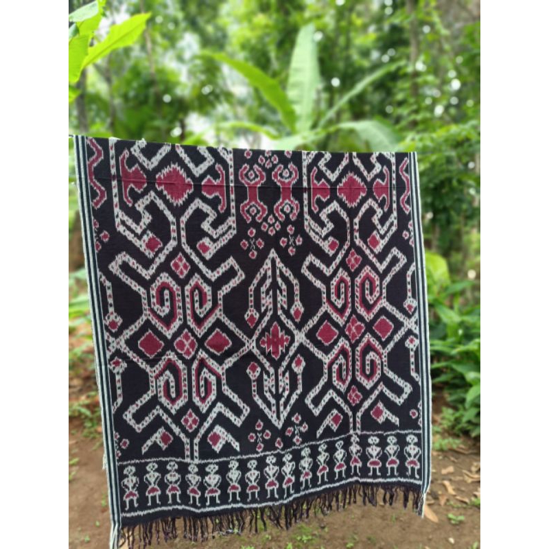Tenun Toraja Hitam Tenun Ikat Toraja Kain Adat Toraja