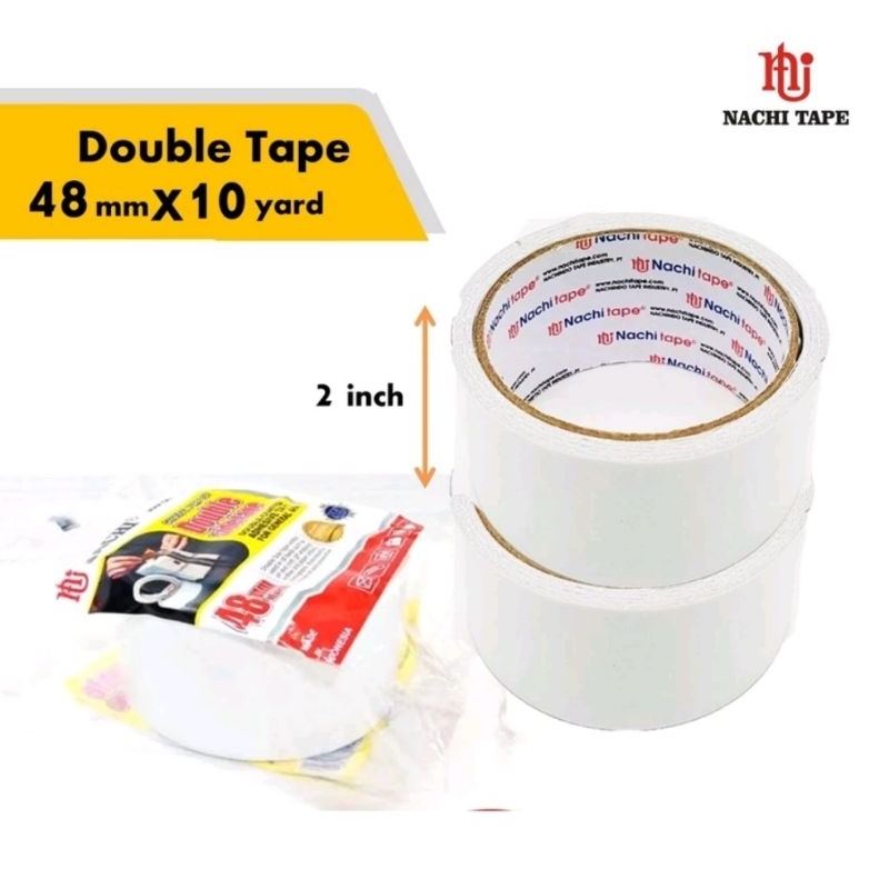 

Double Tape NACHI Besar 48 mm x 10 yard